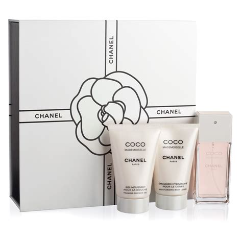 chanel perfume gift set for him|chanel mademoiselle perfume gift set.